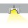 4 Meter LED Profil Einbau 15 Grad weiss lackiert ohne Abdeckung 14mm Serie L