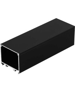65cm Trafoprofil schwarz eloxiert für Slim Netzteile bis 30mm