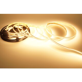 5 Meter LED Streifen 24V Warmweiss 3000K CRI90 19W & 240 LEDs/M IP20