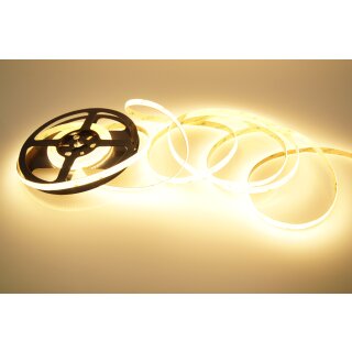 5 Meter LED Streifen 24V Warmweiss 3100K CRI90 19W & 240 LEDs/M IP63