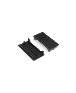 Endkappen 2er Set für Aufputz XL 50mm schwarz