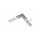 LED Aluprofil "Aufputz Flach 10mm" 90° Winkel Eckverbindung natureloxiert Serie M
