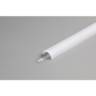 3 Meter Abdeckung (Typ D) Opal Klickabdeckung Halb - Rund Serie M