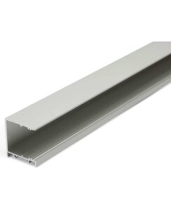 3 Meter LED Alu Profil Aufbau breit 03 Silber eloxiert...