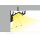 3 Meter LED Aluprofil Corner 30 Grad Weiss lackiert ohne Abdeckung Serie M