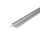 3 Meter LED Profil Einbau Flach natur eloxiert ohne Abdeckung 14mm Serie L