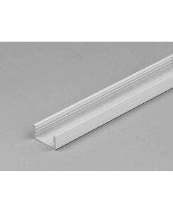 2 Meter LED Alu Profil Aufputz 14mm Serie ECO weiß...