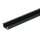 4 Meter Alu Profil Einbau Flach 12mm Serie Eco Plus schwarz