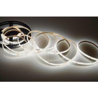 5 Meter LED Streifen 24V 2835 Kaltweiss 6300K 6W & 128 Leds/M IP63