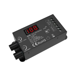 1 Kanal Drehregler für Dualweiße LED Bänder 12-24VDC 2x10A  Serie Sky