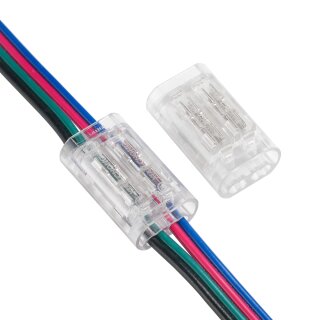 4-poliger Durchgangsverbinder für 0,5 bis 0,82mm2 Kabel