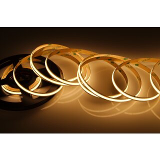 5 Meter COB LED Streifen 24V Warmweiss 3000K 11W & 480 Leds/M IP20