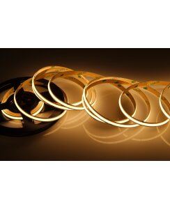 5 Meter COB LED Streifen 24V Warmweiss 3000K 11W &...