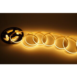 5 Meter COB LED Streifen 24V Warmweiss 2700K 11W & 480 Leds/M IP20