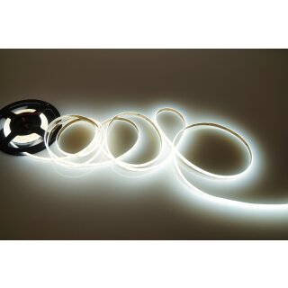 5 Meter COB LED Streifen 12V Kaltweiss 7000K 8W & 320 Leds/M IP63