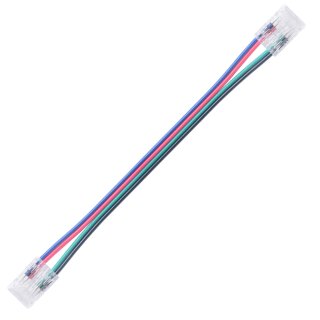 LED COB Verbinder mit Kabel für 10mm RGB LED Streifen 4 POL