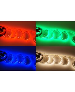 5 Meter LED Strip 24V 5050 RGBW Neutralweiss (4-1 Chip)...