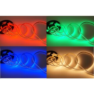 5 Meter LED Strip 24V 5050 RGBW Warmweiss (4-1 Chip) 25W & 120 Leds/M IP20