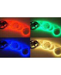 5 Meter LED Strip 24V 5050 RGBW Warmweiss (4-1 Chip) 20W...