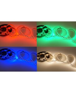 5 Meter LED Strip 24V 5050 RGBW Neutralweiss (4-1 Chip) 20W & 60 Leds/M IP20
