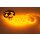 5 Meter COB LED Streifen 24V Amber Orange 11W & 480 Leds/M IP20