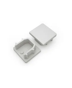 Endkappen 2er Set grau Aufputz 12 Serie AVA