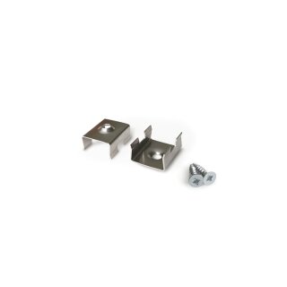 Montageklammer silber 6er Set Serie AVA