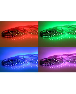 5 Meter LED Streifen 12V 5050 RGB 14,4W & 60 Leds/M IP20