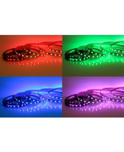 5 Meter LED Streifen 12V 5050 RGB 14,4W & 60 Leds/M IP20