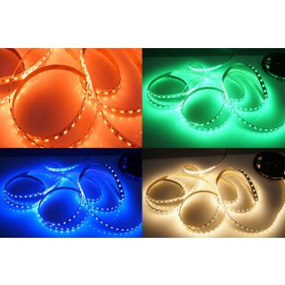 5 Meter LED Strip 24V 5050 RGBW Warmweiss (4-1 Chip) 17W & 60 Leds/M IP63
