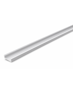 2 Meter LED Möbelprofil 13mm Serie Eco Plus Silber