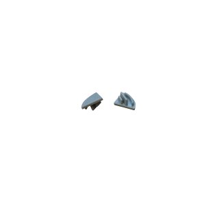 Überarbeiten Endkappen 2er Set für Corner 45 Grad 21mm grau Serie Eco Plus
