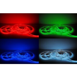 5 Meter LED Streifen 24V 5050 RGB 14,4W & 60 Leds/M IP63