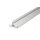 2 Meter LED Profil Corner 30 Grad natureloxiert ohne Abdeckung 14mm Serie L