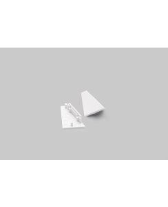 Endkappen 2er Set für Corner 30 Grad weiss 14mm Serie L