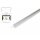 2 Meter LED Aluleiste Aufputz Mini 8mm Serie ECO Rohaluminium