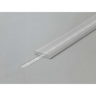 2 Meter Klickabdeckung Klar (Typ C9) Serie Varia