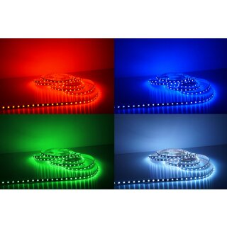 5 Meter LED Streifen 24V 5050 RGB 14,4W & 60 Leds/M IP20 High Lumen