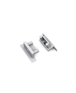 Endkappenset 2 Stück, LED Profil Einbau Flach 12mm...