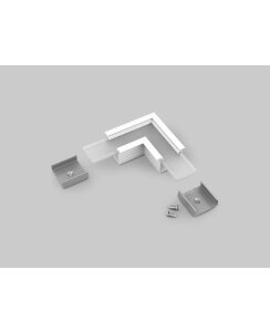 LED Aluprofil "Einbau Tief" 90° Winkel...
