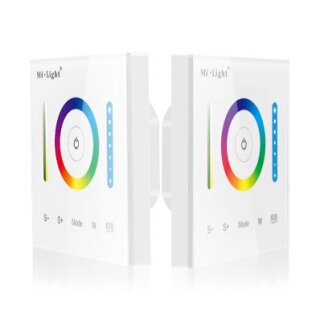 Touch Panel P3 Led Dimmer für RGB/RGBW/RGB+CCT Wandeinbau 12V - 24V 10A, zur direkt Verkabelung