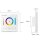 Touch Panel P3 Led Dimmer für RGB/RGBW/RGB+CCT Wandeinbau 12V - 24V 10A, zur direkt Verkabelung