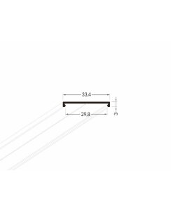 2 Meter LED Aluprofil Varia 09 natureloxiert silber