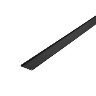 2 Meter LED Aluprofil Varia 09 schwarz eloxiert