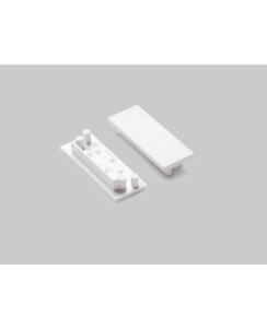 Endkappe 2er Set Varia 01 weiß