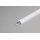 4 Meter Abdeckung (Typ D) Opal Klickabdeckung Halb - Rund Serie M