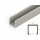 4 Meter LED Alu Profil Aufputz 16mm Serie ECO eloxiert silber